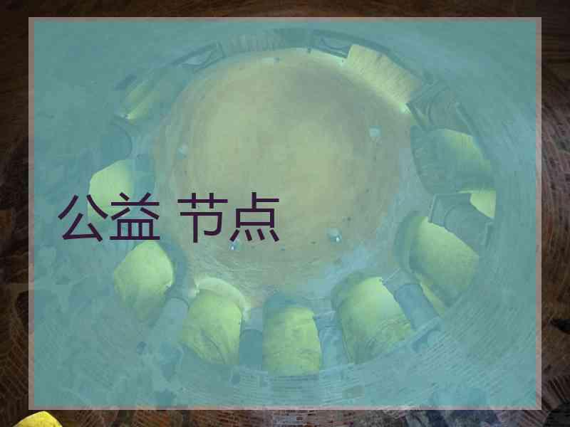 公益 节点