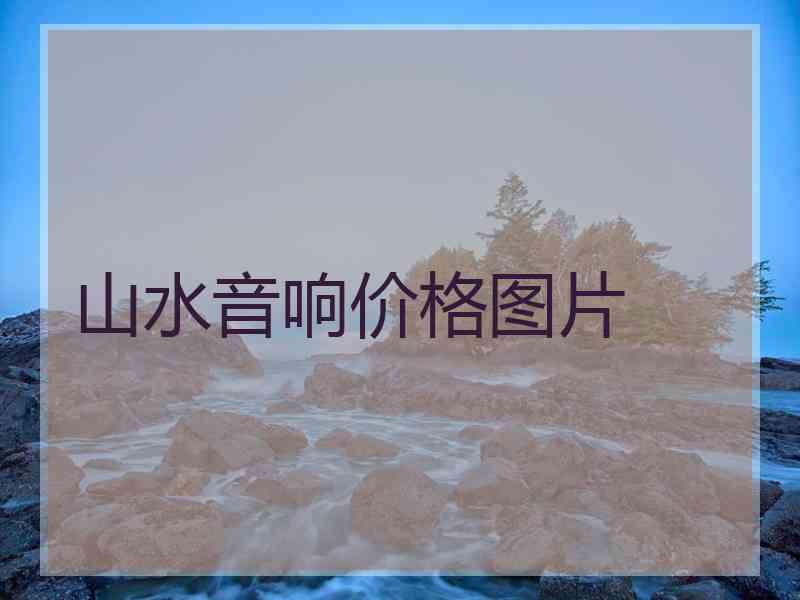 山水音响价格图片