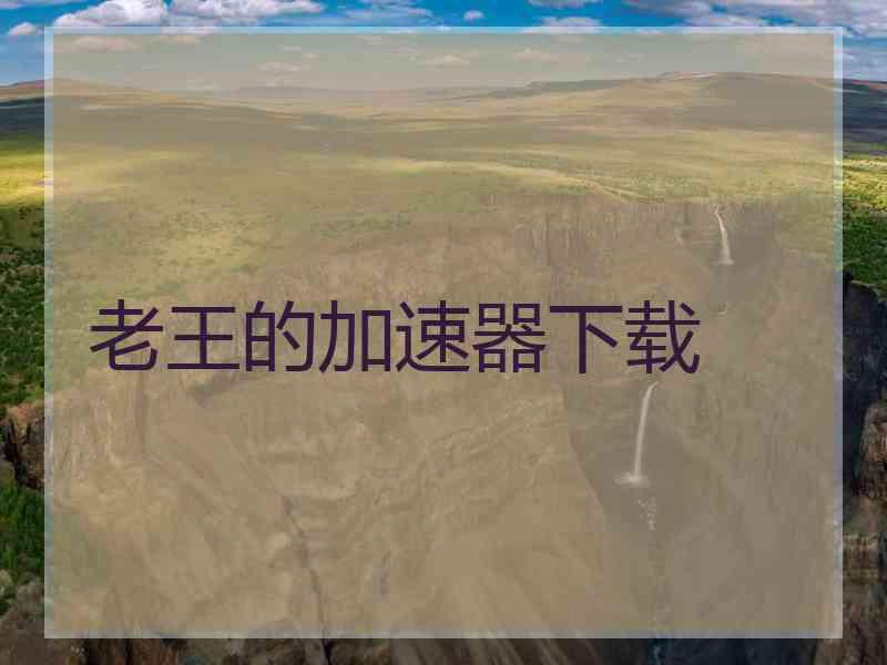 老王的加速器下载