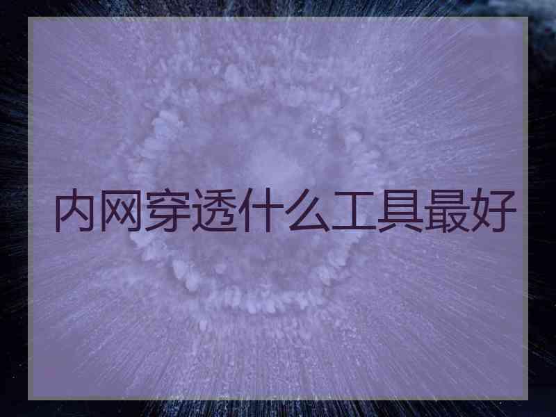 内网穿透什么工具最好