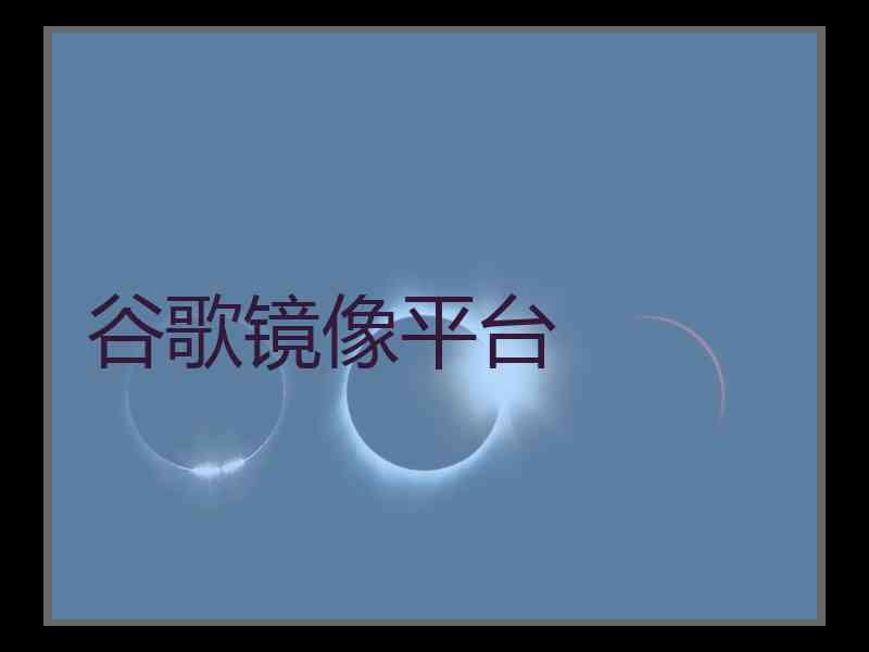 谷歌镜像平台