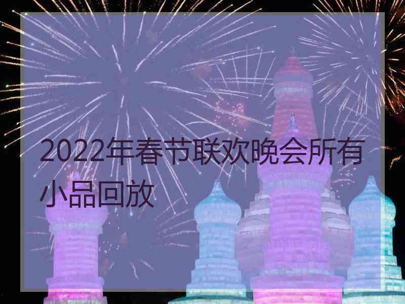 2022年春节联欢晚会所有小品回放