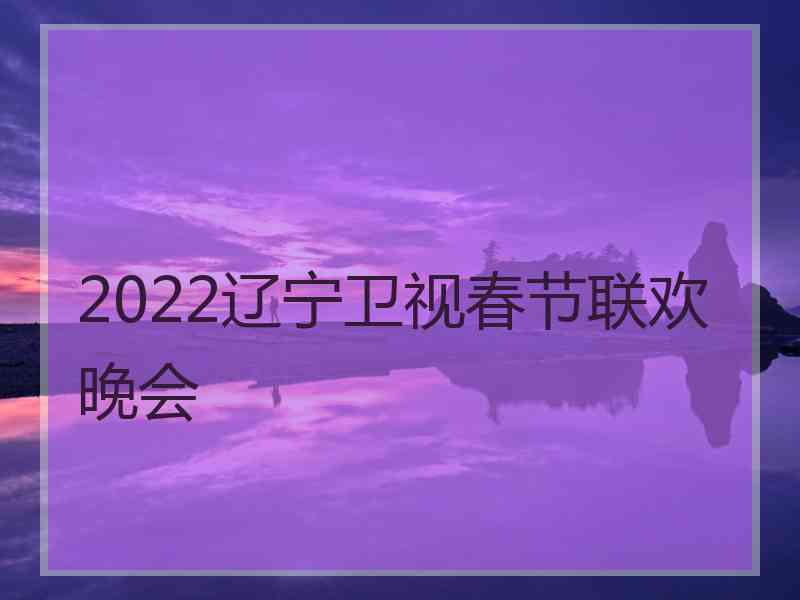 2022辽宁卫视春节联欢晚会