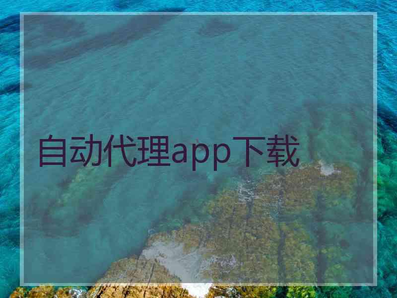 自动代理app下载