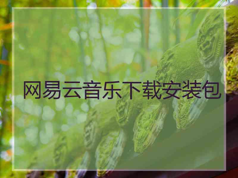 网易云音乐下载安装包