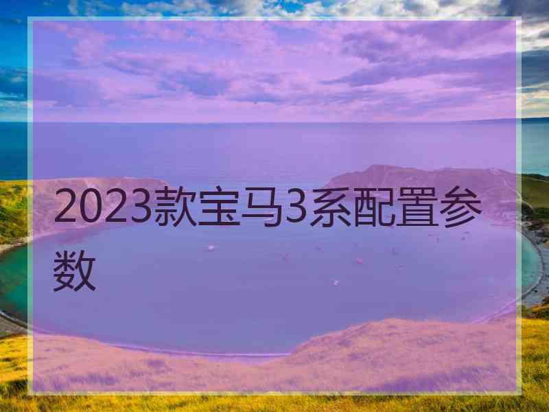 2023款宝马3系配置参数