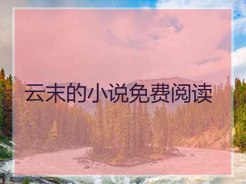 云末的小说免费阅读