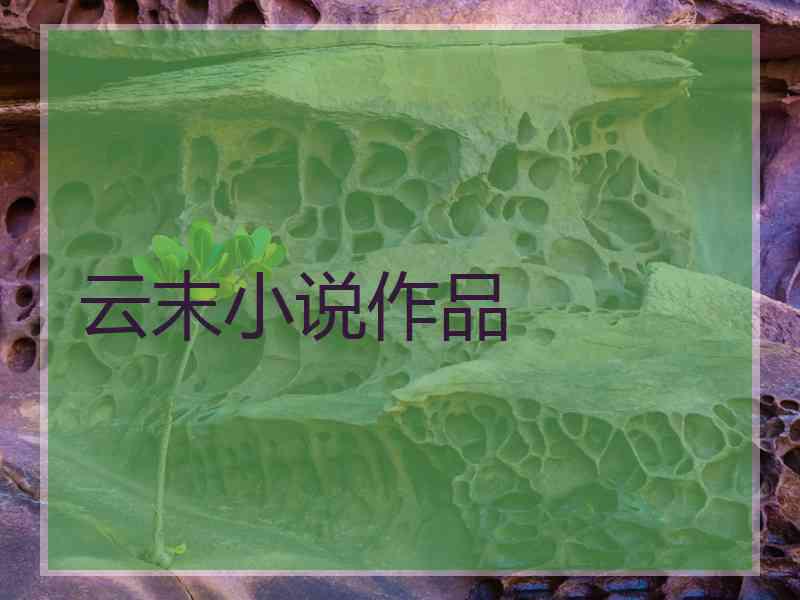 云末小说作品