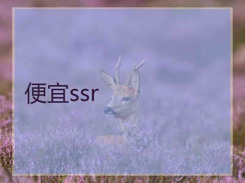 便宜ssr